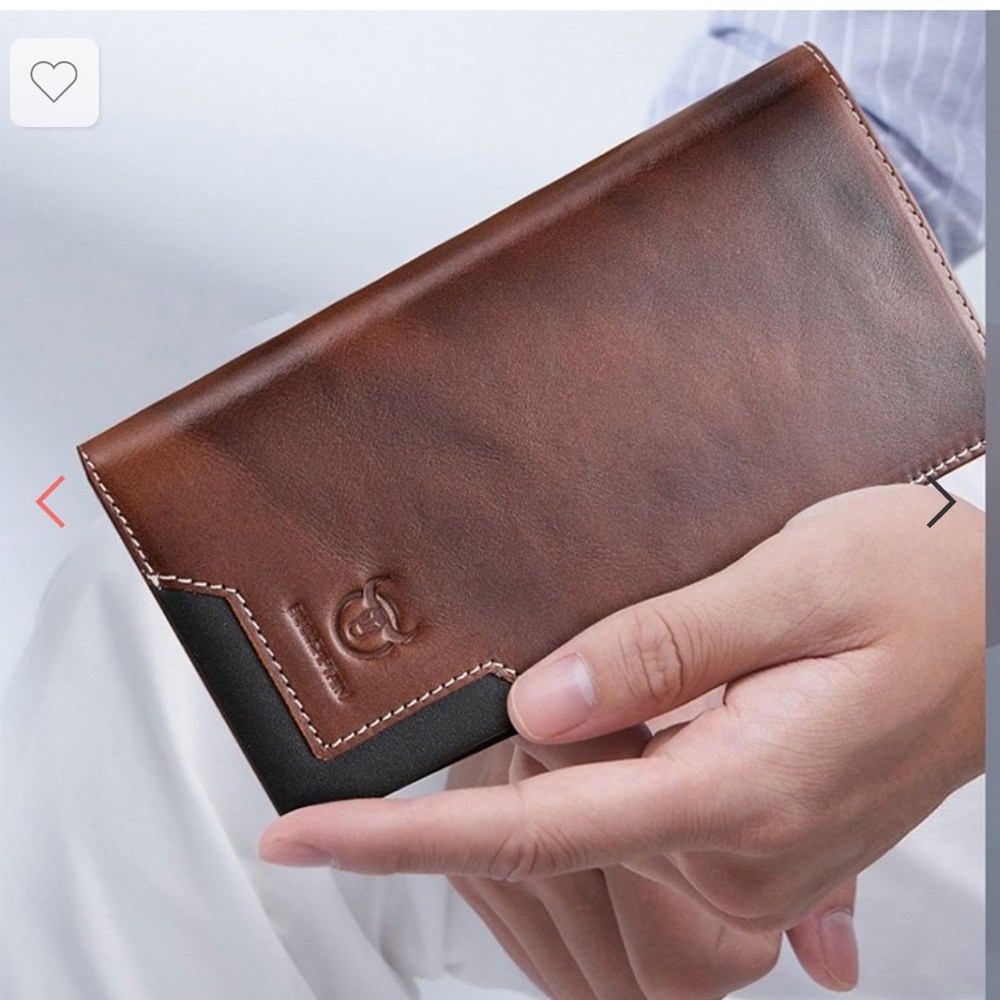 Bull Captain Men Oil
Wax Leather Retro
Long Wallet Cowhide
Two-Fold